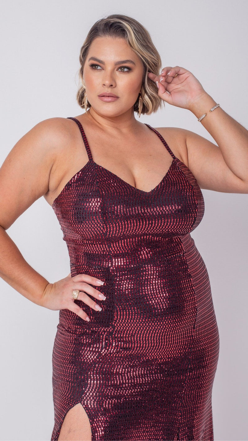 Vestido Plus Size Modelo Nalva - Cecilia Dresses