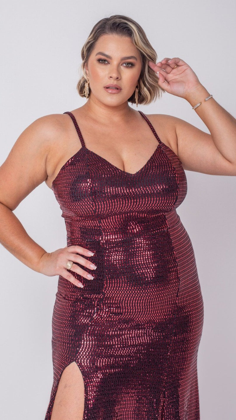 Vestido Plus Size Modelo Nalva - Cecilia Dresses