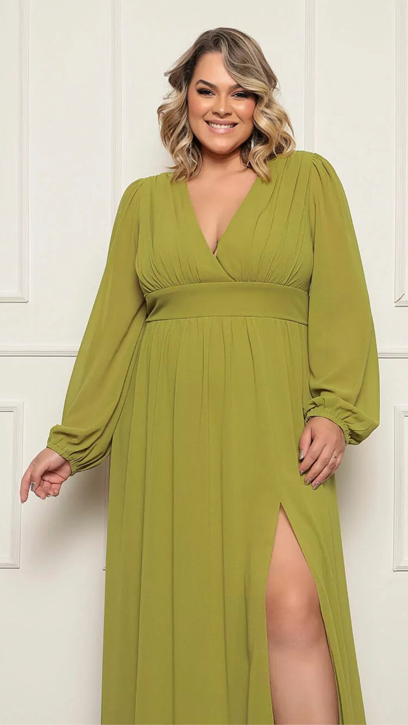 Vestido Plus Size Modelo Pamela - Cecilia Dresses