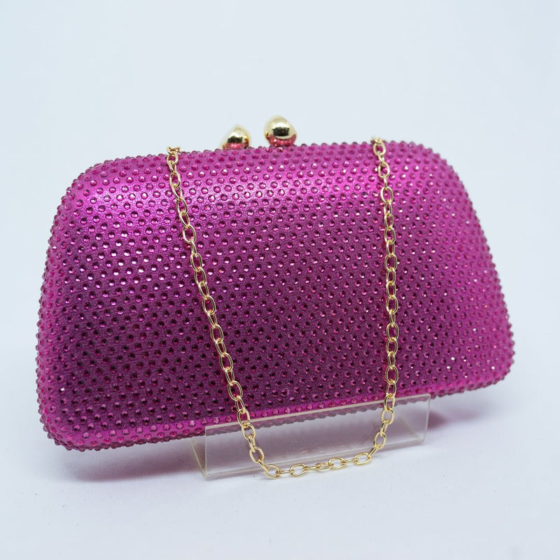 Bolsinha de Festa Clutch Modelo Full Stone - Cecilia Dress