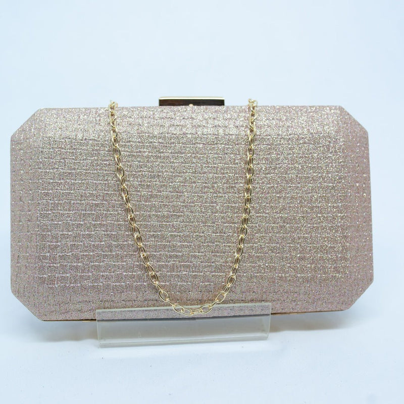 Bolsinha de Festa Clutch Modelo Hexagonal - Cecilia Dress