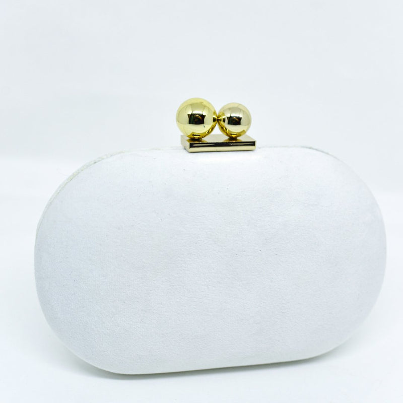 Bolsinha de Festa Clutch Modelo Snow Bride - Cecilia Dress