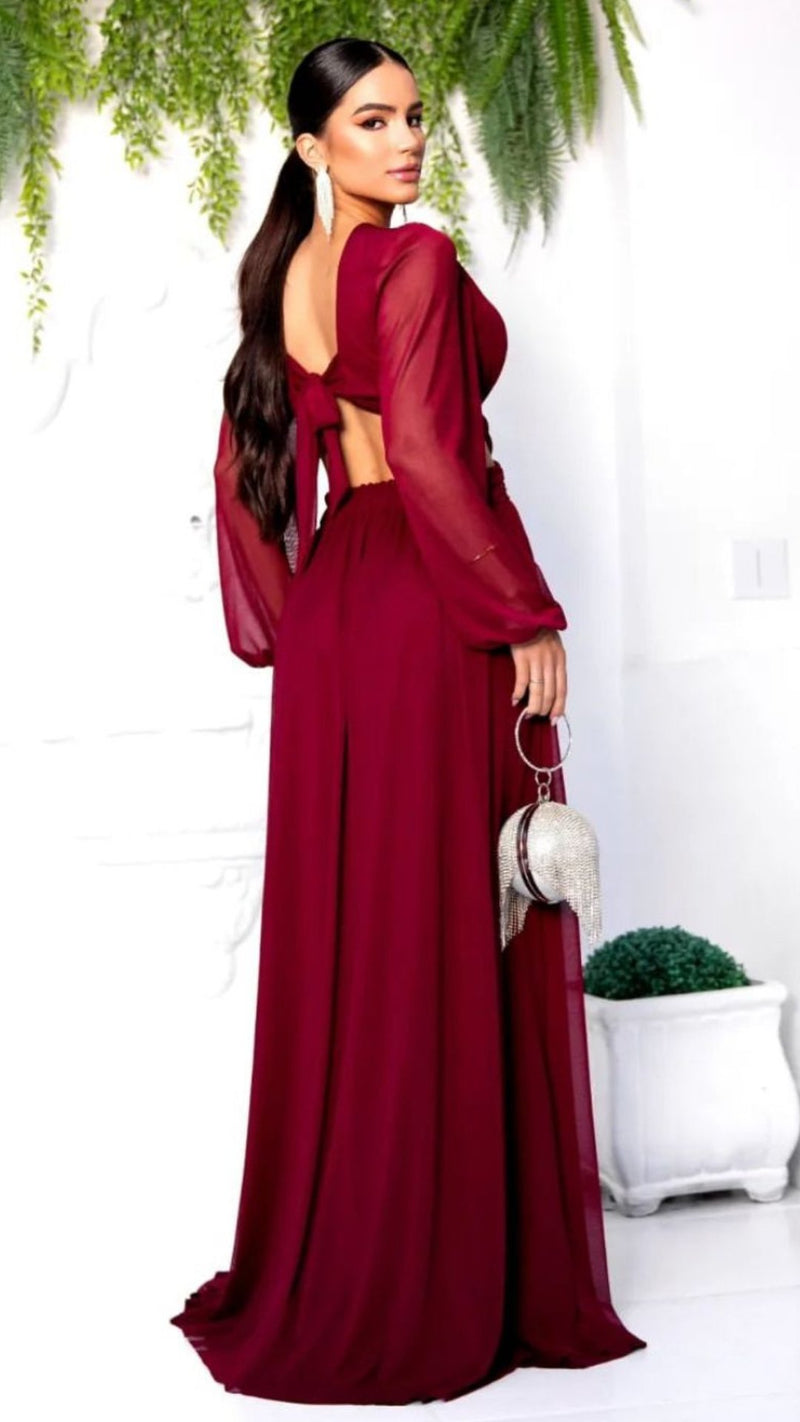 Vestido Modelo Martina Long Sleeve - Cecilia Dress