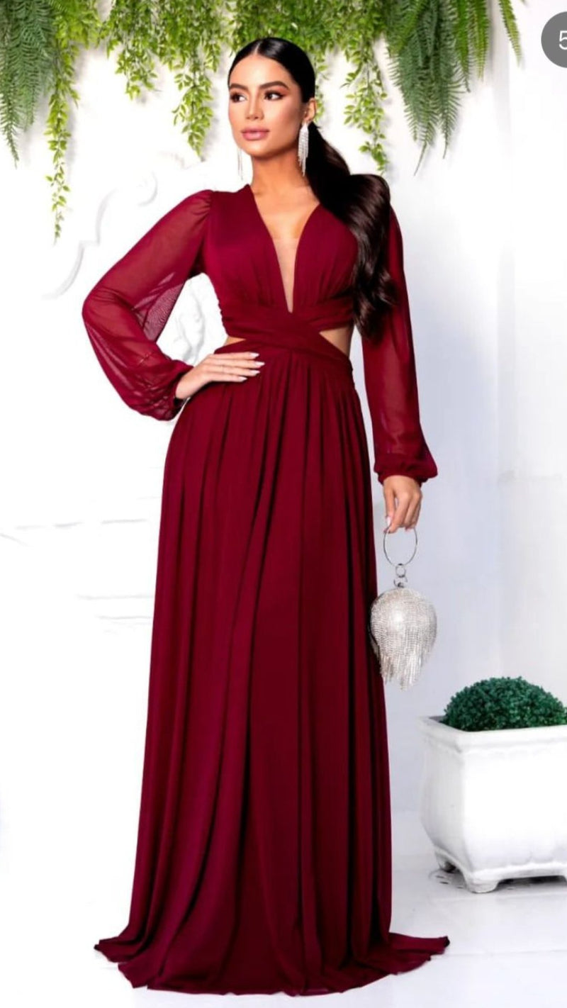 Vestido Modelo Martina Long Sleeve - Cecilia Dress