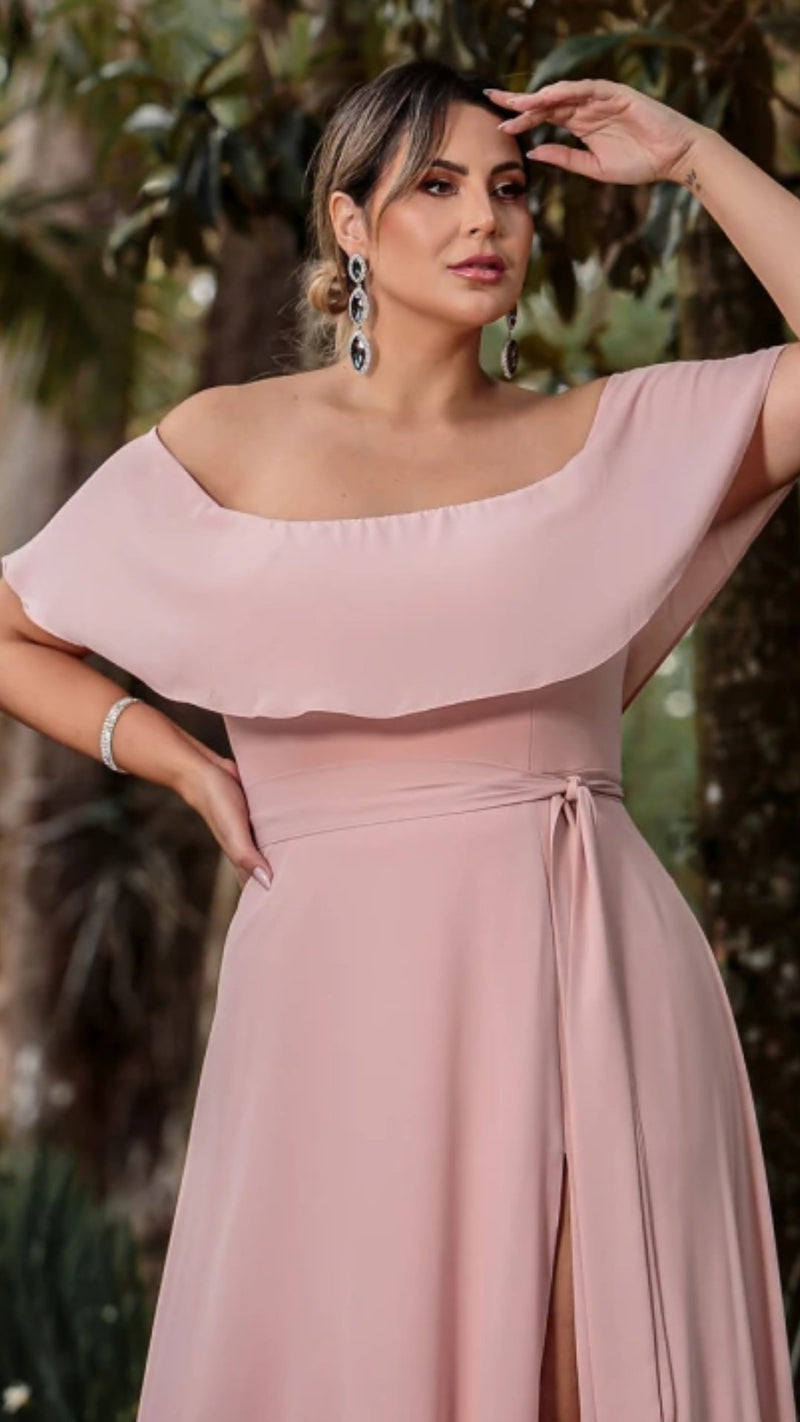 Vestido Plus Size Modelo Lorena - Cecilia Dress